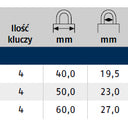 KŁÓDKA ABUS 838CS/40 Image 3