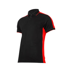 KOSZULKA POLO  190G/M2, CZARNO-CZERWONA Image 1