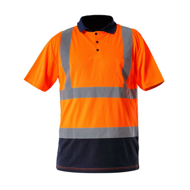 KOSZULKA POLO OSTRZEGAWCZA, POMARAŃCZ., CE, LAHTI Image 3