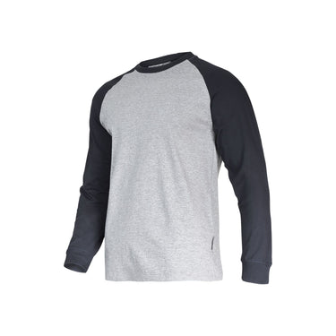 KOSZULKA Z DŁ. RĘKAW. 190G/M2, SZARO-CZAR., CE, LAHTI Image 1