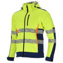KURTKA SOFTSHELL OSTRZEGAWCZA ŻÓŁTO-NIEB., "S", CE, LAHTI Image 1