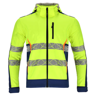 KURTKA SOFTSHELL OSTRZEGAWCZA ŻÓŁTO-NIEB., "S", CE, LAHTI Image 2