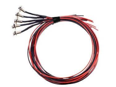 Komplet 5 szt czerwonych lampek LED 24V do kabiny burdelówki Image 3