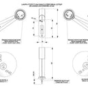 Lampa Obrysowa Biało-Czerwona na Wysięgniku Długim Ukośnym LED Image 2