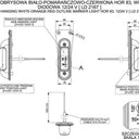 Lampa Obrysowa Biało-Pomarańczowo-Czerwona HOR 83 LED (Wisząca) Image 2