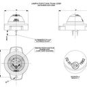 Lampa Obrysowa Pojedyncza LED Czerwona (LD 359) Image 2