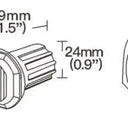 Lampa ostrzegawcza SKYLED 27x39 mm Image 3