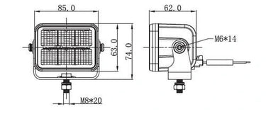 Lampa robocza SKYLED Amnis 30F 10-32V, 30W Image 4