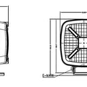 Lampa robocza SKYLED Astra 60F 9-30V, 60W, 6000 Lm, R10 światło rozproszone Image 3