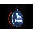 Mysie Uszy LED MAN 12-24V lollipop biało-czerwone (para) Image 1