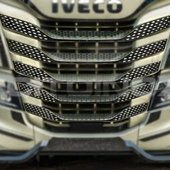 NAKŁADKI OZDOBNE NA GRILL (STAL NIERDZEWNA) DO IVECO S-WAY Image 1