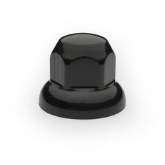 Nakładka plastikowa na nakrętkę 33 mm, średnica 55 mm, wysokość 45 mm, pasuje do felg Alcoa, czarna Image 1