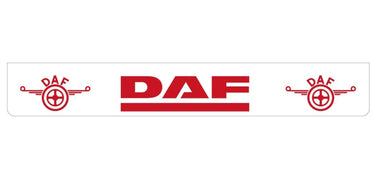 OSŁONA PRZECIWBŁOTNA/FARTUCH (2380X350MM) - CZERWONY NAPIS "DAF" Image 1