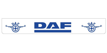 OSŁONA PRZECIWBŁOTNA/FARTUCH (2380X350MM) - NIEBIESKI NAPIS "DAF" Image 1