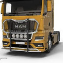 Orurowanie czołowe Outland (kangur) z uchwytami na 4 odbiorniki do MAN TGX (2020-) z homologacją R26/R61 Image 1