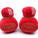 Oryginalna PLUSZOWA ZAWIESZKA POPPY - 15X10 CM - CZERWONA Image 1