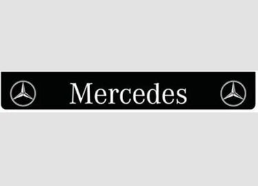 Osłona przeciwbłotna/fartuch (2380x350mm) - biały napis "MERCEDES" Image 1