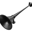 Pneumatyczny klakson HADLEY – okrągły, czarny mat, 95 cm | Aluminiowa konstrukcja i charakterystyczny dźwięk Image 1
