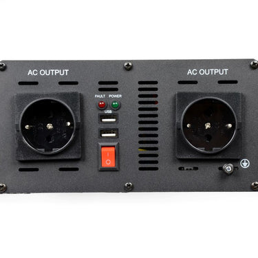 Przetwornica napięcia 24V na 230V | Pełna sinusoida | 3000W (chwilowa) / 1500W (ciągła) | SKYLED  Image 2