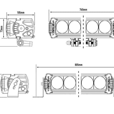 Reflektor LED LAZER TRIPLE-R 16 ELITE Gen2 (765 mm, 18040 lm) Image 3