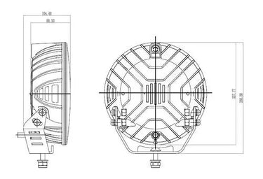 Reflektor SKYLED Cosmo Flash 9X 9" 120W Image 3