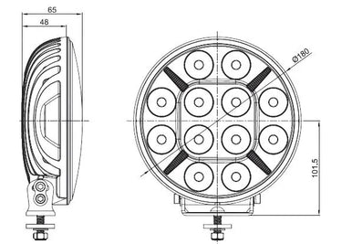 Reflektor SKYLED Jupiter 7X FI180 (60W,biała i pomarańczowa pozycja R112) Image 2