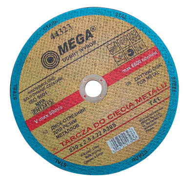 TARCZA DO CIĘCIA METALU, T41, 230x2.5x22A30S MEGA KPL. SZT.5 Image 2