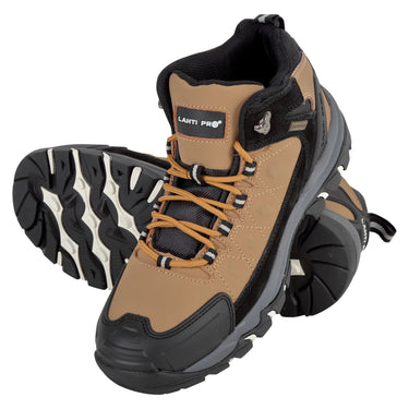 TRZEWIKI BEZ PODN. NUBUK. BEŻ.-CZAR., O2 SRA, "39", CE,LAHTI Image 3