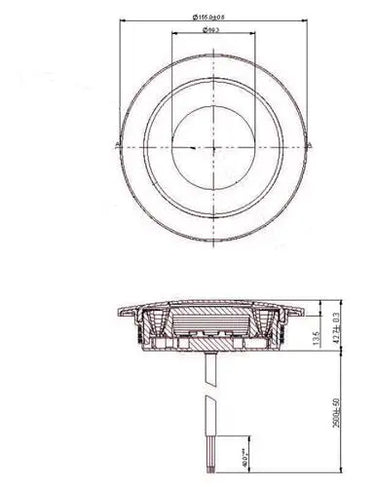 Tylna lampa LED (Bulls-Eye) SKYLED Image 4