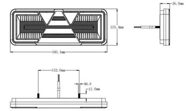Tylna lampa zespolona (Lewa) SKYLED Image 3