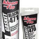 Uszczelniacz silikonowy - czarny KleenFlo 300 ml nr.kat.471 Image 1