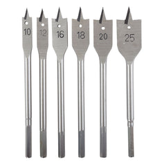 WIERTŁA ŁOPATKOWE DO DREWNA  KPL. 6 SZT. (10-25MM), PROLINE Image 1