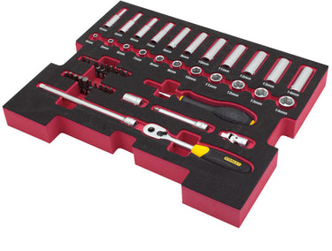 ZESTAW KLUCZY NASADOWYCH DO T-STACK 1/4" 48 SZT. Image 2