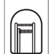 Żarówka samochodowa - W21/5W (R580) RING 12V; 21/5W Całoszklana Image 1
