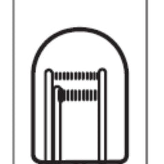 Żarówka samochodowa - W21/5W (R580) RING 12V; 21/5W Całoszklana Image 1