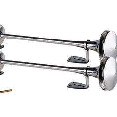 Zestaw dwóch sygnałów pneumatycznych TRUCK POWER TA150 i TA180 z zestawem montażowym i elektrozaworem FIAMM 24V Image 1