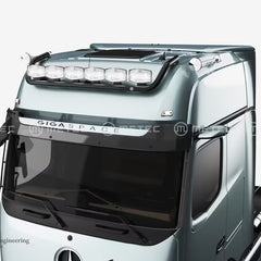 Rama dachowa do Mercedes Actros GIGA SPACE Metec z wiązką elektryczną na 6 odbiorników czarna
