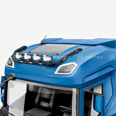 Rama dachowa TOP do DAF XF/XG 21+, ze zintegrowaną wiązką elektryczną, LED i 4 zaciski, czarna