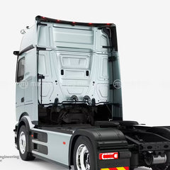 Rama górna zakabinowa R-Rail Mercedes-Benz Actros L (ProCab) BIG Space od 2025 r. z 5 LED