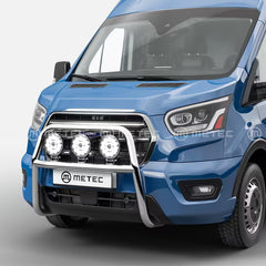Rama przednia na 3 reflektory Ford Transit 2019+ chromowana