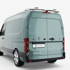 Rama tylna RENAULT MASTER 24-, LH, H2, 70mm, polerowana nierdzewka