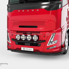 Rama w grill CITY AERO Volvo FH 24- czarna nierdzewna