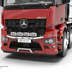 Rama w zderzak Mercedes-Benz Arocs z wiązką elektryczną, 4 mocowaniami odbiorników i światłami LED