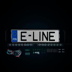 Ramka tablicy rejestracyjnej NUUK E-LINE DUO DK LED 8800 lm 10-36V ECE R149