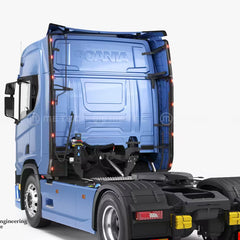 Ramy tylne boczne AERO Scania R Highline 16+ czarne