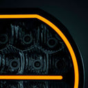 Reflektor dalekosiężny BIG Energy 9" STRANDS LED 11950 lm, światło pozycyjne białe/bursztynowe
