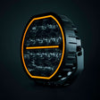 Reflektor dalekosiężny BIG Energy 9" STRANDS LED 11950 lm, światło pozycyjne białe/bursztynowe