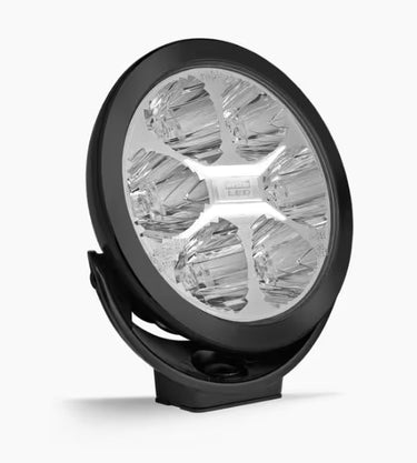 Reflektor dalekosiężny FERVOR 25 BLACK FULL LED Ø180mm 12/24V + zaślepka