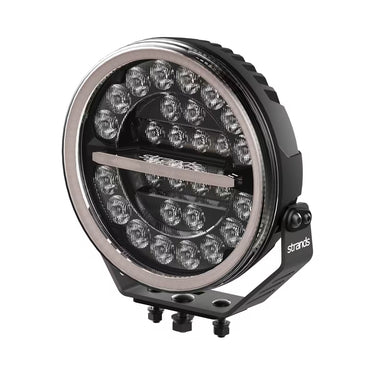 Reflektor dalekosiężny Firefly Driving Light 9" STRANDS czarny z oświetleniem pozycyjnym LED