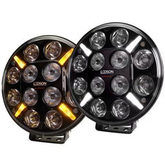Reflektor dalekosiężny FULL LED Ledson Pollux9+ GEN3 ze światłem stroboskopowym i pomarańczową/białą pozycją